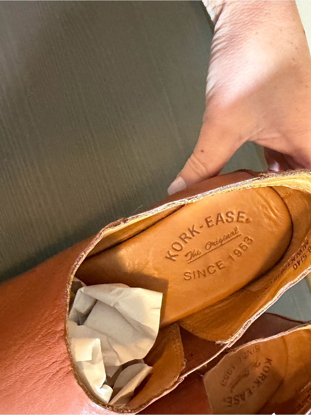 Kork-Ease Leather Slip On Clogs - Picture 4 of 10